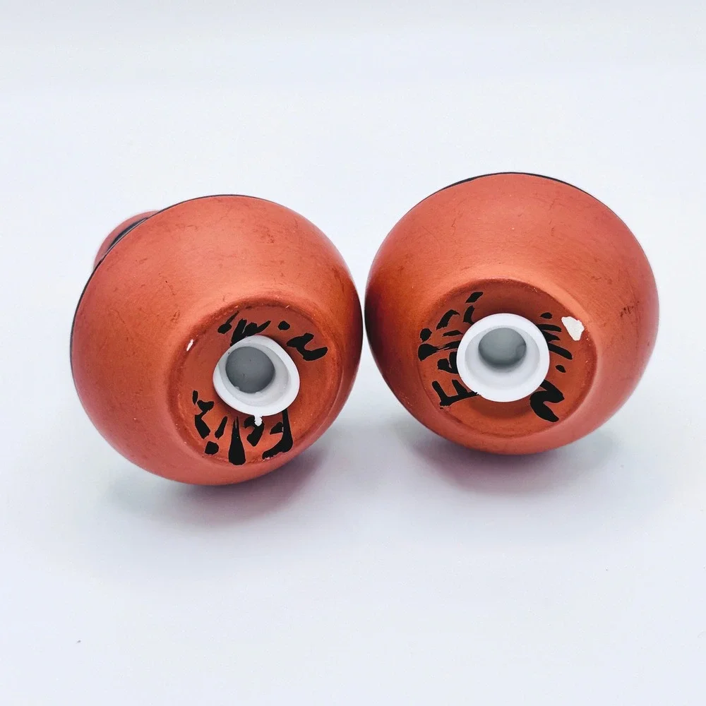 Southwestern Style‎ Pottery Salt & Pepper Shakers Set Red Black White Tribal